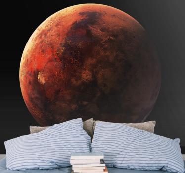 Fotomural espacio superficie del planeta marte - TenVinilo