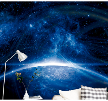 Fotomural espacio vista del horizonte celestial - TenVinilo