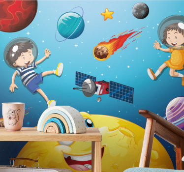Fotomural fantasía viaje a la aventura espacial - TenVinilo