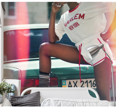 Fotomural gente pose estilo harlem - TenVinilo