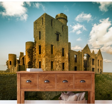 Fotomural irlanda fortaleza de piedra histórica - TenVinilo