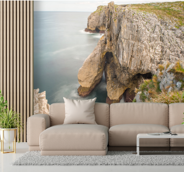 Papel pintado paisaje acantilado Bufones de Arenillas - TenVinilo