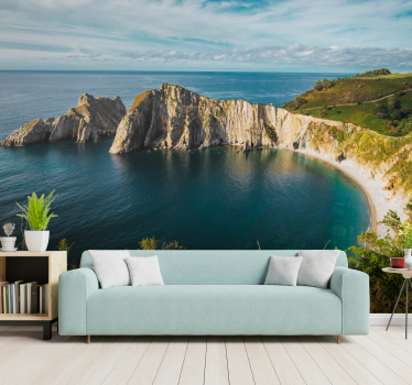 Mural de mar Playa del silencio Asturias - TenVinilo