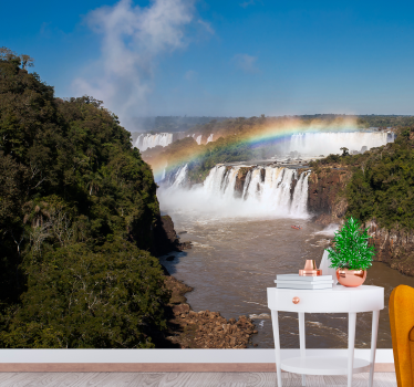 Fotomural montañas arcoíris de las cataratas del iguazú - TenVinilo