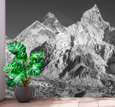 Fotomural montañas cordillera de picos majestuosos - TenVinilo