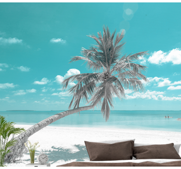 Fotomural mar paraíso de playa tropical - TenVinilo