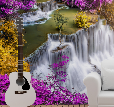 Fotomural naturaleza cascada fluyente - TenVinilo