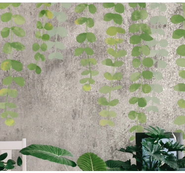 Fotomural naturaleza diseño de vegetación colgante - TenVinilo