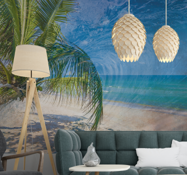 Fotomural naturaleza escape a la playa tropical - TenVinilo
