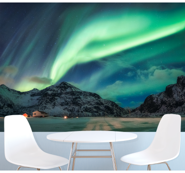 Fotomural naturaleza espectáculo de auroras - TenVinilo