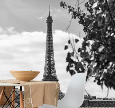 Fotomural parís paisaje urbano torre eiffel - TenVinilo