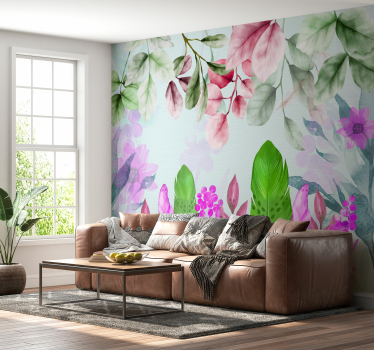 Mural de pared plantas bohemias - TenVinilo