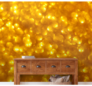 Fotomural textura efecto bokeh dorado - TenVinilo