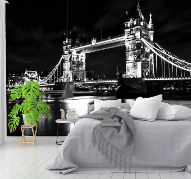 Fotomural Tower Bridge imagen vintage - TenVinilo