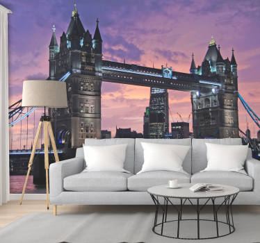 Papel pintado salón Tower Bridge - TenVinilo