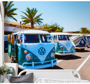 Fotomural vehículo volkswagen clásico - TenVinilo
