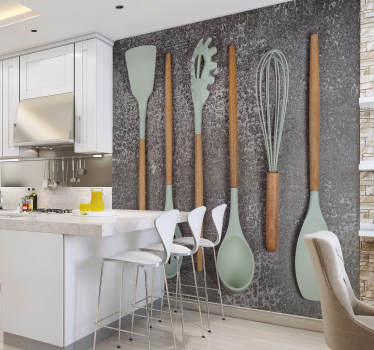 Mural para cocina accesorios de cocina - TenVinilo