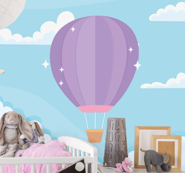 Mural de pared infantil globos de aire juguetones - TenVinilo