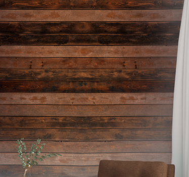 Mural de pared madera tableros de madera natural - TenVinilo