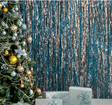 Mural de pared navidad Árbol de navidad elegante - TenVinilo