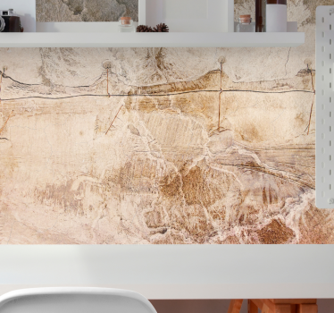 Mural de pared piedra diseño de textura natural - TenVinilo