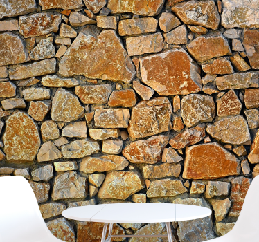 Mural de pared piedra superficie de piedra rocosa - TenVinilo