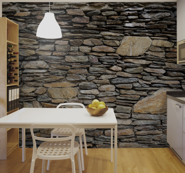 Mural de pared piedra superficie de roca orgánica - TenVinilo