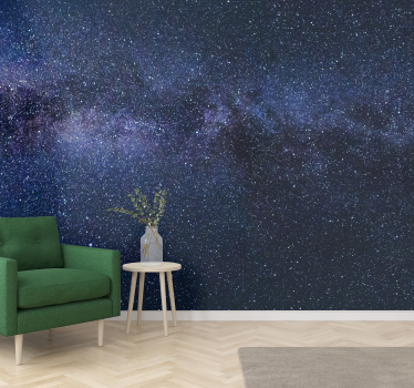 Papel mural constelación estrellado profundo - TenVinilo