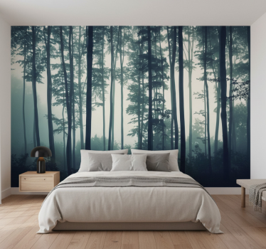 Papel pintado bosque bosque pintado zen - TenVinilo