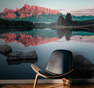 Papel pintado paisaje eco de montaña - TenVinilo