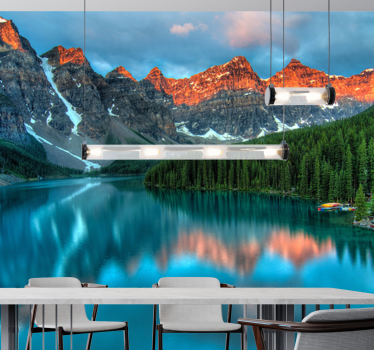 Papel pintado paisaje ecos de grandes montañas - TenVinilo