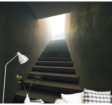 Papel pintado paisaje escalera a la luz - TenVinilo