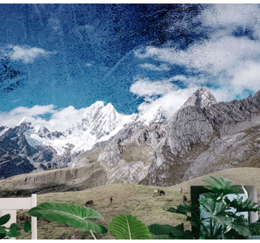 Papel pintado paisaje majestuosa cordillera - TenVinilo