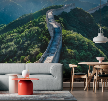 Papel pintado paisaje majestuosa gran muralla - TenVinilo