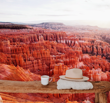 Papel pintado paisaje vista del cañón bryce - TenVinilo