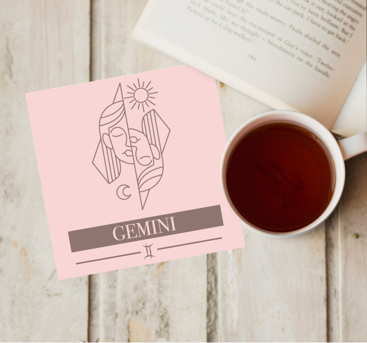 Posavasos con frases signos del zodiaco - TenVinilo