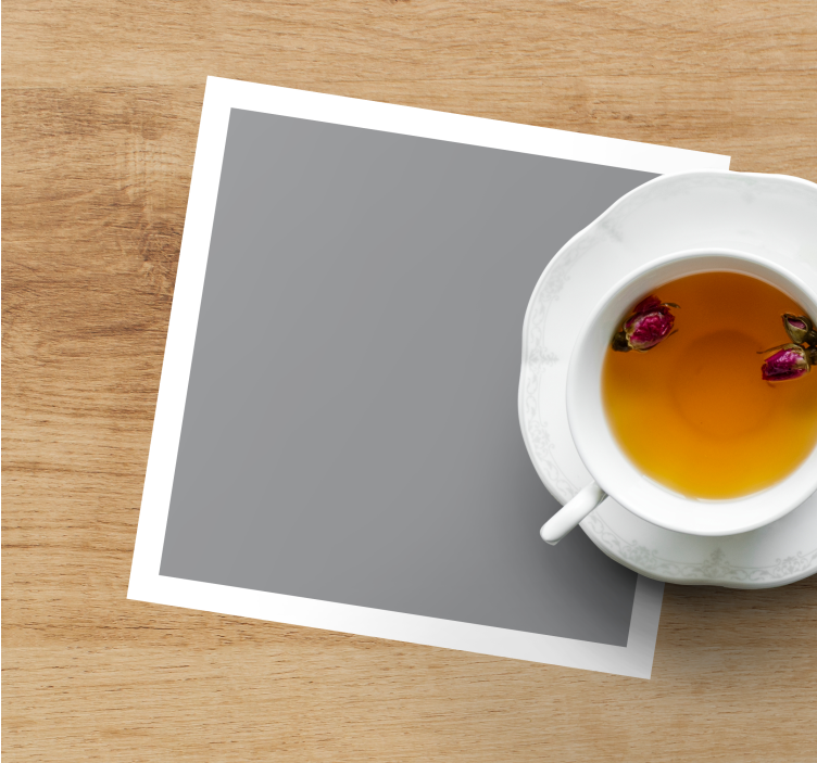 Posavasos frikis arreglo de té elegante - TenVinilo