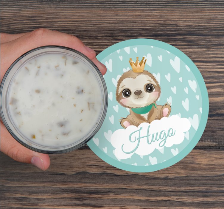 Posavasos frikis carácter de perezoso tierno - TenVinilo