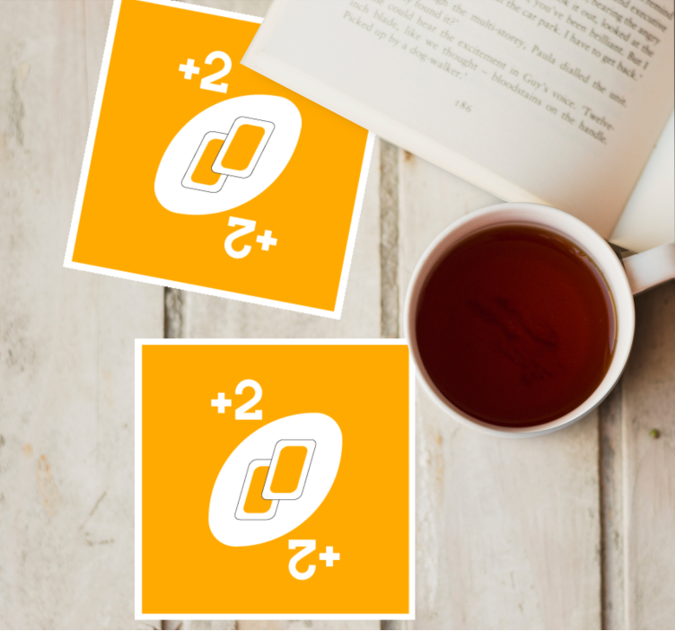 Posavasos frikis formas interconectadas con números - TenVinilo