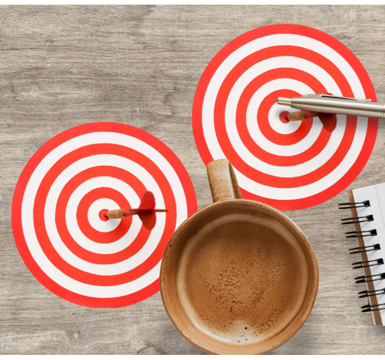 Posavasos frikis patrón espiral de diana - TenVinilo