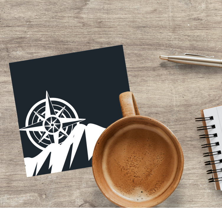 Posavasos frikis picos de la brújula - TenVinilo