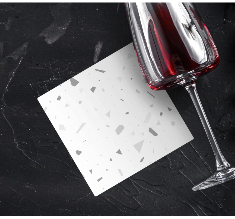 Posavasos textura patrón geométrico abstracto - TenVinilo