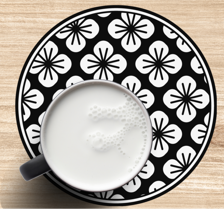 Posavasos textura superficie texturizada botánica - TenVinilo