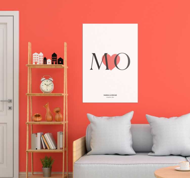 Poster con nombre amor personalizado - TenVinilo