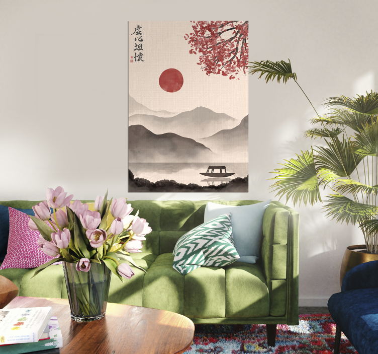 Póster de Japón estilo japandi - TenVinilo