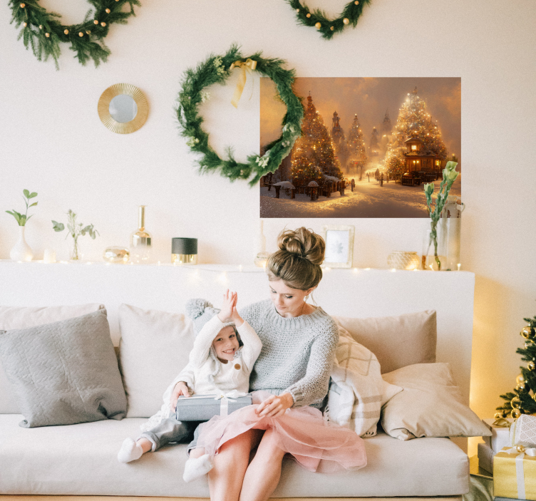 Póster de navidad Winter Wonderland - TenVinilo