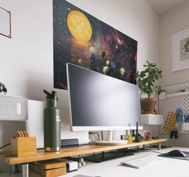 Póster decorativo sistema solar - TenVinilo