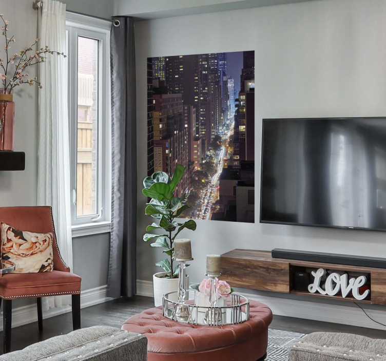 Poster edificios de Nueva York - TenVinilo