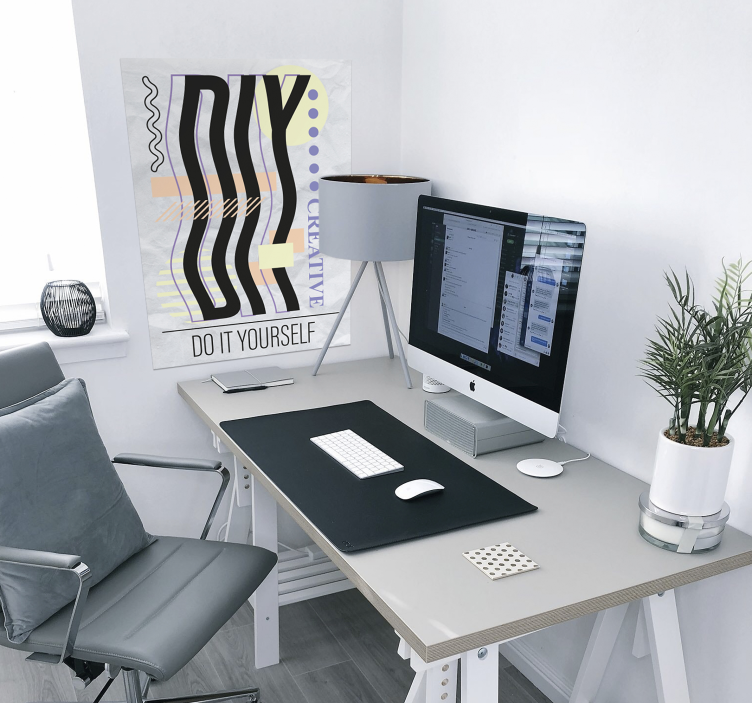 Póster oficina Do it yourself - TenVinilo