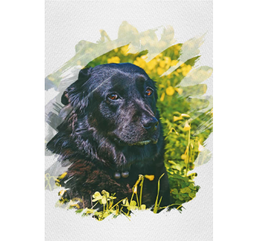 Poster animales acuarela personalizada - TenVinilo